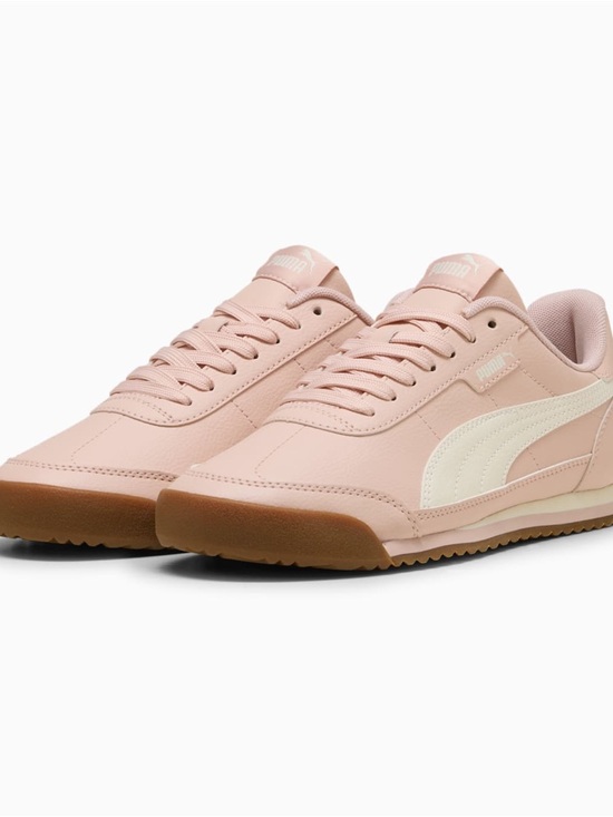 Puma Shoes - Puma Women’s Pink Sneakers with Cream Formstrip and Gum Sole